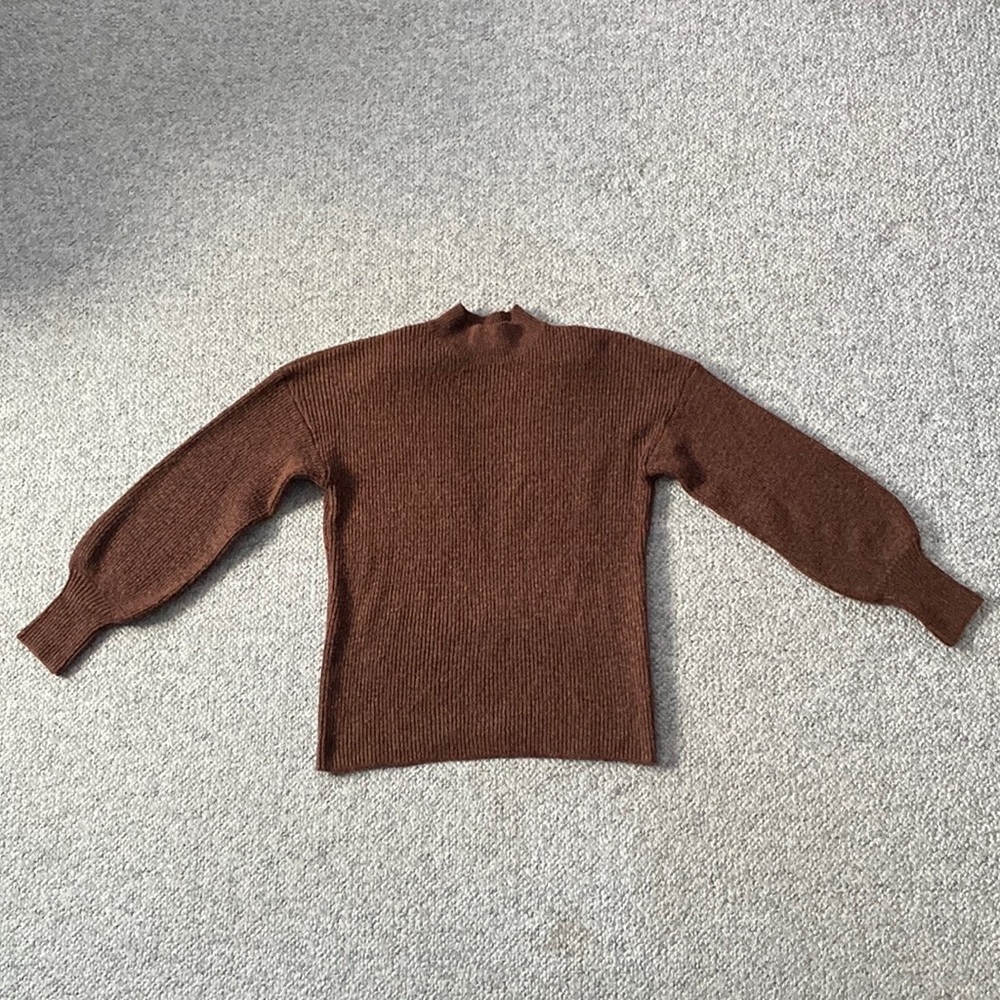 Mock Neck Ribbed Sweater | Forever 21